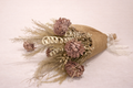 Sola Wood Flower Arrangement | Dried Floral Bouquet | Neutral Boho Home Decor | Farmhouse Shelf Decor | Rustic Floral Arrangement for vases, centerpieces, and home styling