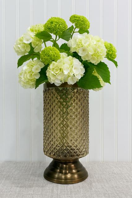 Diamond Glass Vase Set with Gold Pedestal | Modern Centerpiece | Wedding Table Decor for vases, centerpieces, and home styling
