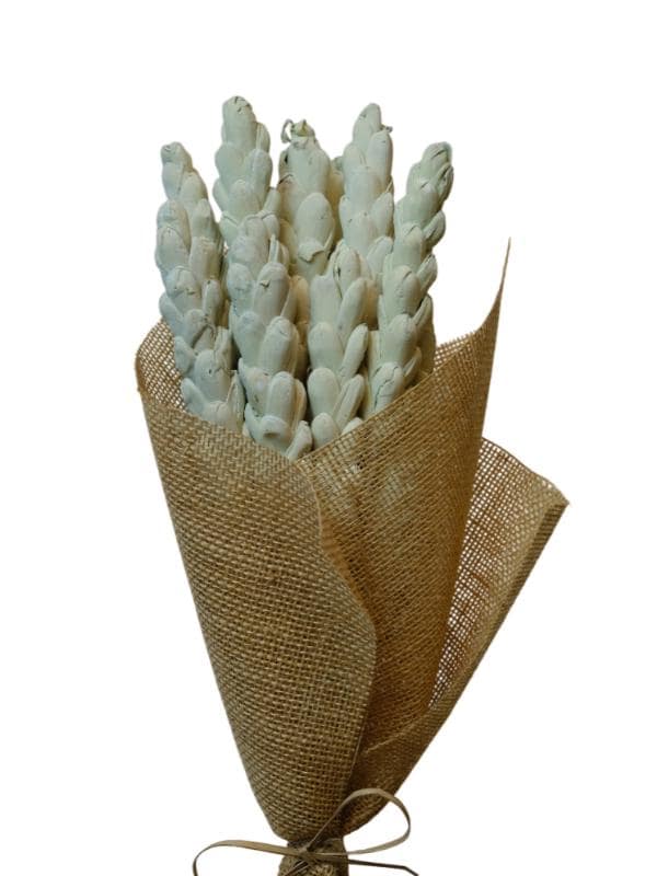 Ever Flower Bouquet – Handmade Wood Flowers or dry Filler | Rustic Dried Floral Arrangement NY1190 for vases, centerpieces, and home styling