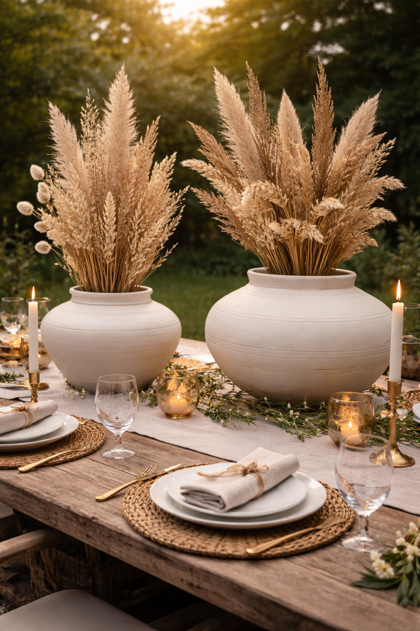 Kendrick White Ceramic Vase | Modern Minimalist Bowl Vase | Neutral Home Decor Centerpiece image 2