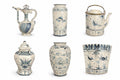 Blue & Cream Chinoiserie Porcelain Vase | Toile Ceramic Ginger Jar, Coastal Grandmillennial Home Decor for vases, centerpieces, and home styling