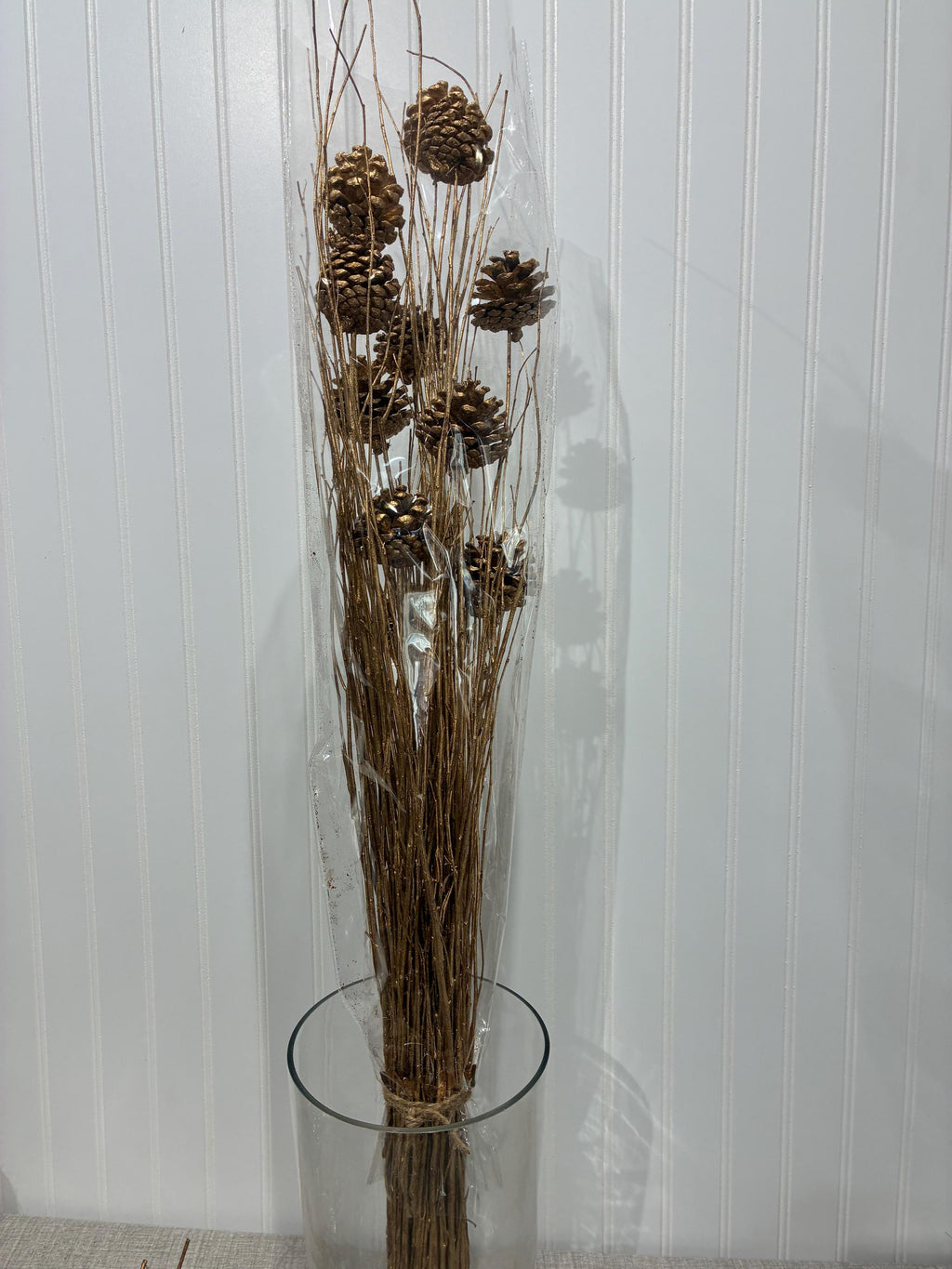 Rustic Dried Floral Bouquet | Holiday Gold Flower Bunch | EverFloral DIY Arrangement for vases, centerpieces, and home styling