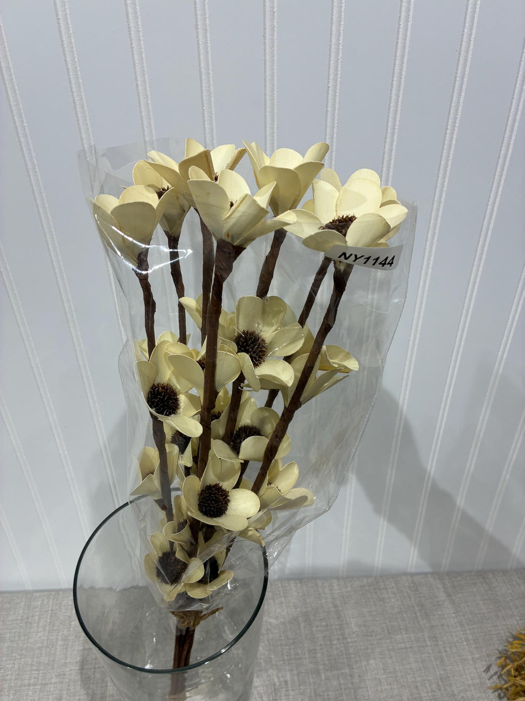 Ever Floral Bouquet | Rustic Faux Flowers Dried Arrangement NY1144 Palm Deco Flower Stick for vases, centerpieces, and home styling