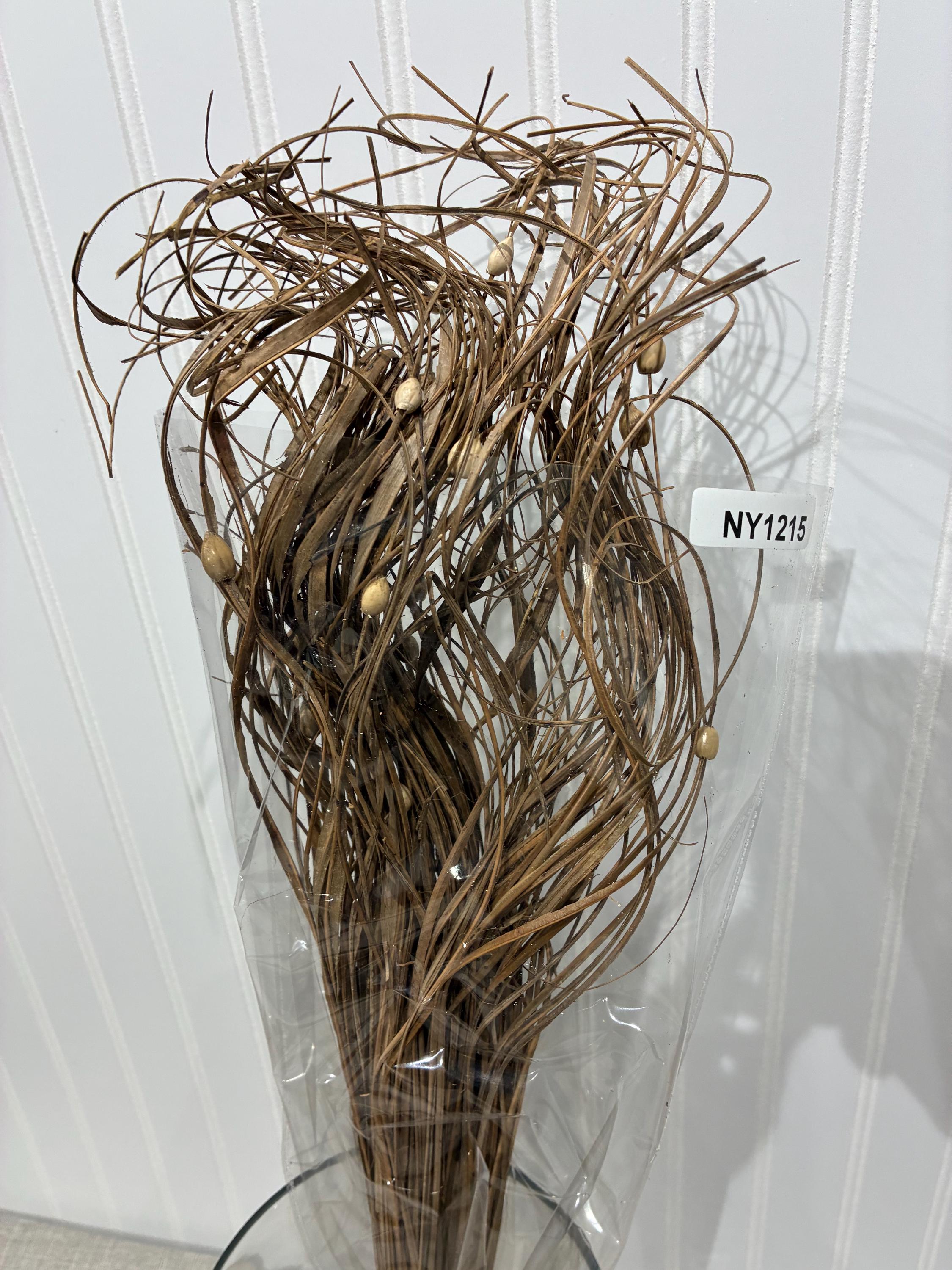 Ever Floral Bouquet | Rustic Flowers Dried | Home Decor Arrangement NY1215 Ting Curly Natural for vases, centerpieces, and home styling