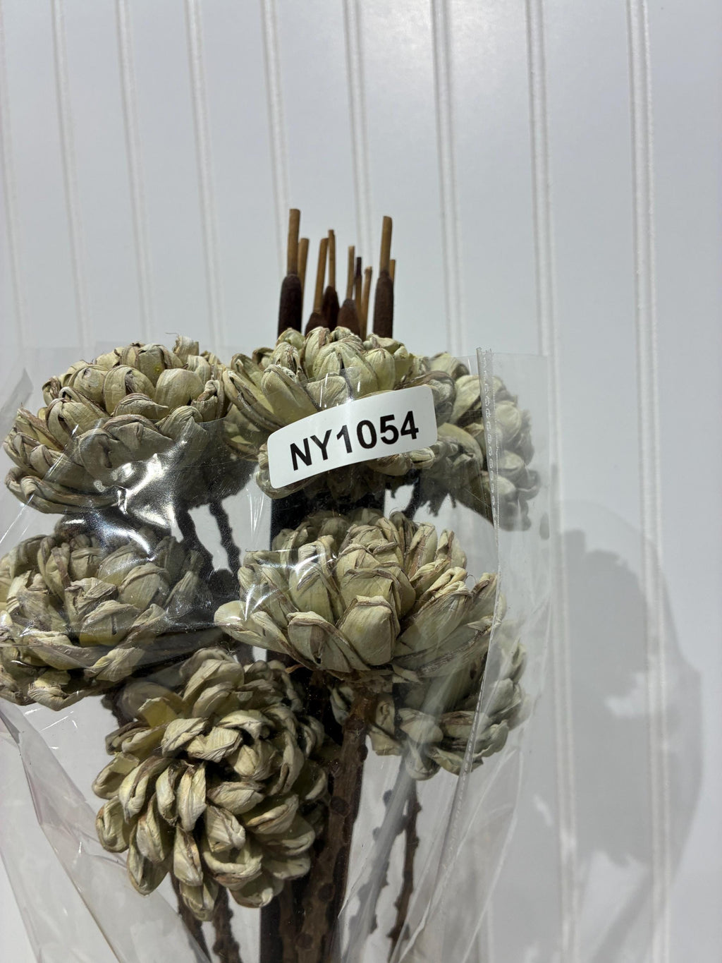 Handmade Flower Bouquet | Rustic Chrysanthemum Skin Stems | Neutral Home Décor NY1054 Sage Green for vases, centerpieces, and home styling
