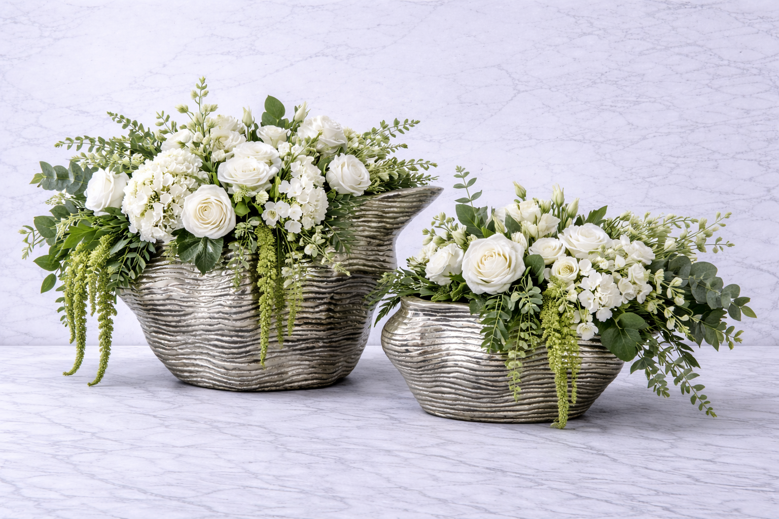Robert Textured Metal Vase Collection | Sculptural Modern Decorative Bowls | Luxury Contemporary Home Decor image 3