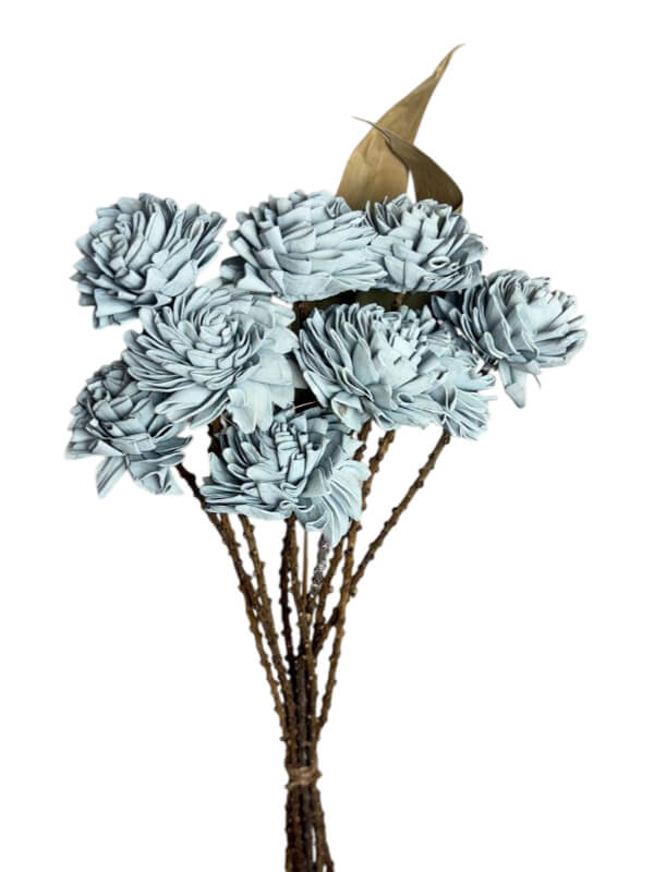 Folded Dahlia | Wholesale Everflorals | Grey NY1077