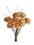 Folded Dahlia | Wholesale Everflorals | Rust NY1078