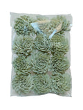 Folded Dahlia | Wholesale Everflorals | Flat Bags | Sage Green NY1078