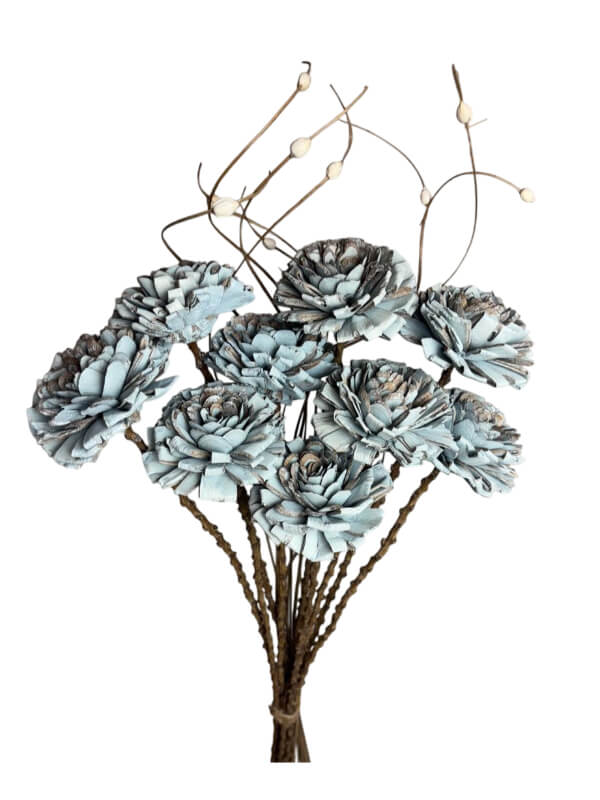 Folded Rose | Wholesale Everflorals | Grey NY1080