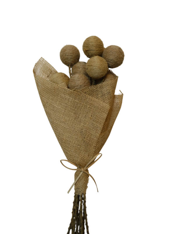 Jute Rope Ball | Wholesale Everflorals | Natural NY1089