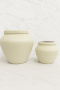Brenton Ceramic Vase Collection | Soft Ivory Minimalist Vases | Modern Neutral Home Decor