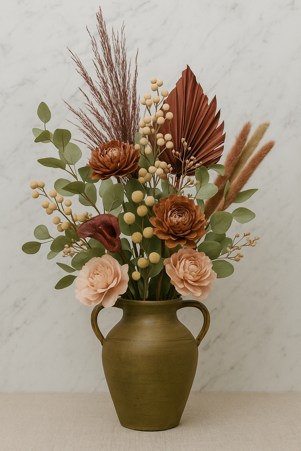 Elliot Ceramic Vase Collection | Rustic Farmhouse Pottery | Organic Handmade Style Home Decor image 3