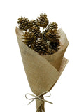 Pine Cone | Wholesale Everflorals | Gold NY1173