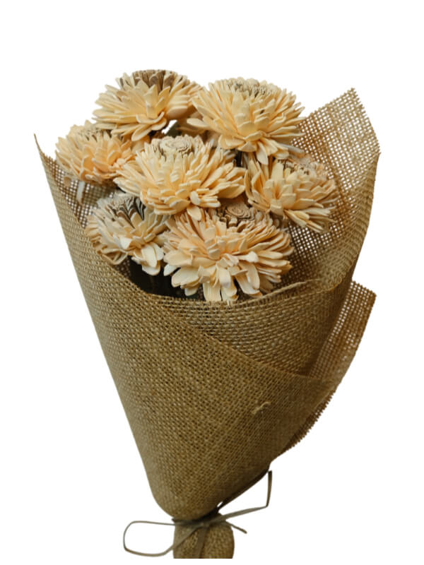 Zinnia Flower | Wholesale Everflorals | Corn Yellow NY1246