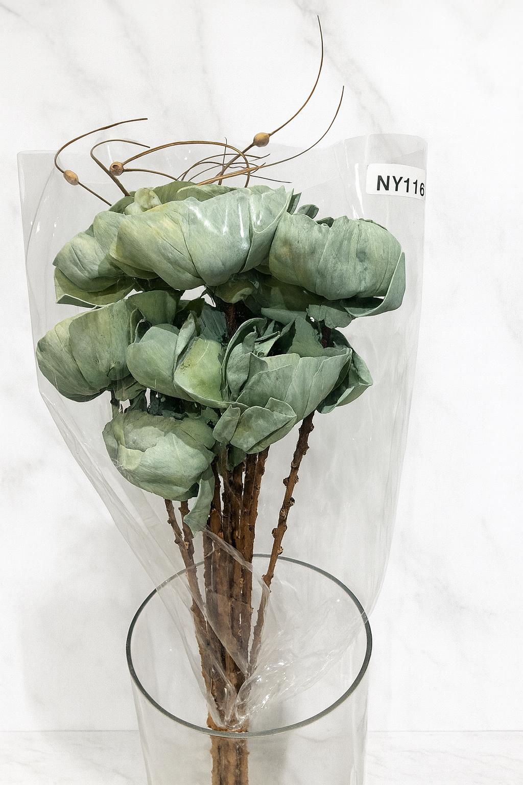 Handmade Sage Green Wood Flower Bouquet – Rustic Wedding Decor for vases, centerpieces, and home styling