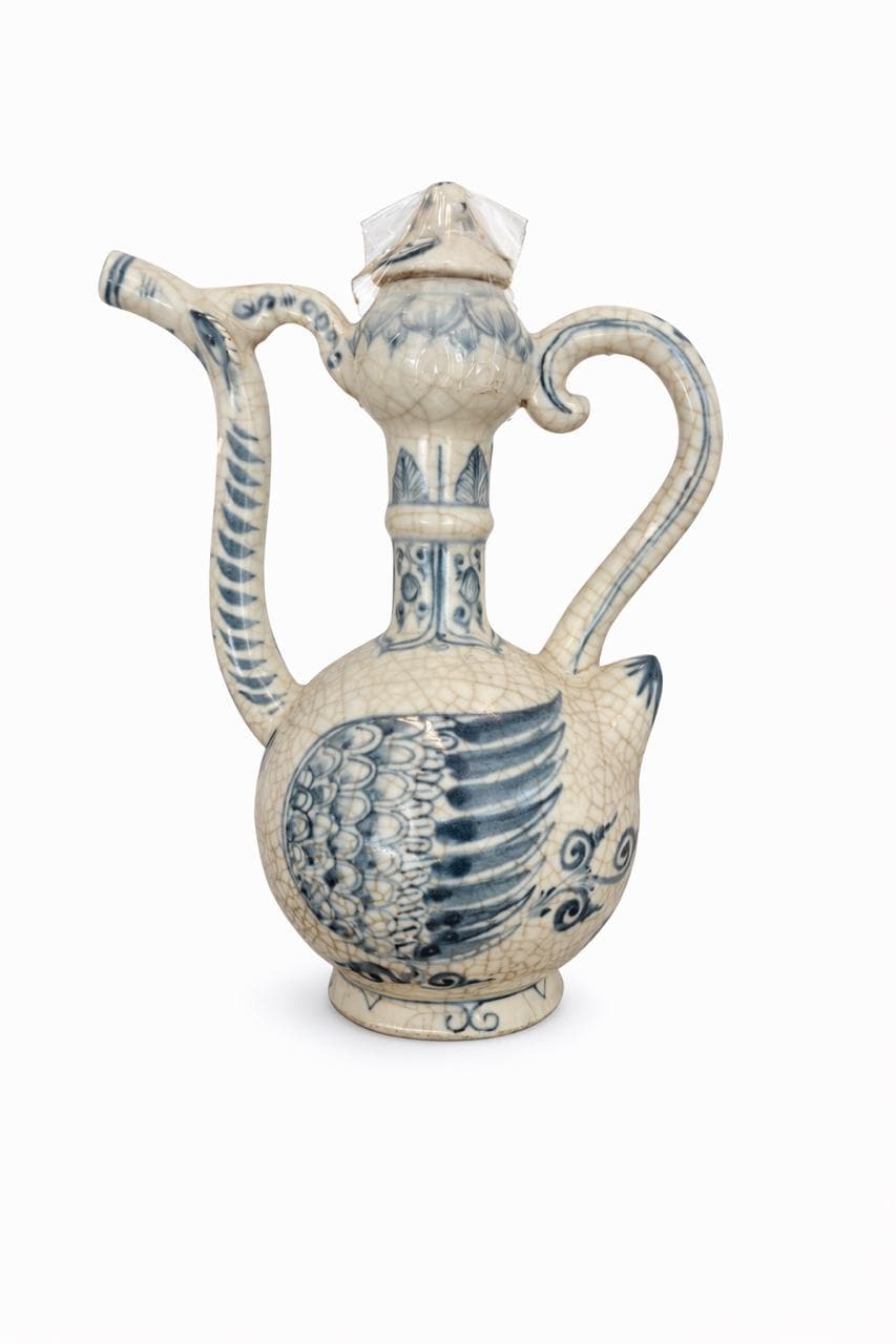 Blue & Cream Chinoiserie Porcelain Vase | Toile Ceramic Ginger Jar, Coastal Grandmillennial Home Decor for vases, centerpieces, and home styling