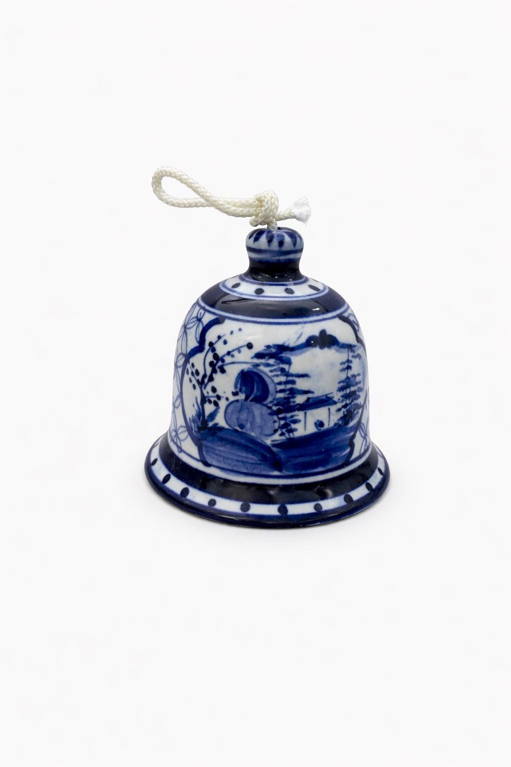 Blue & White Chinoiserie Porcelain Vase | Toile Ceramic Ginger Jar, Coastal Grandmillennial Home Decor for vases, centerpieces, and home styling